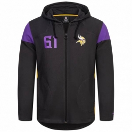 MinnesotaVikingsNFLFanaticsHerenHoodedSweatjas2083MBLKFHEMVI