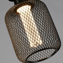 SearchlightLEDDecoDraadCilinderE2745W2700KzwartMesh