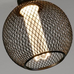 SearchlightLEDDecoBolDraadE2745W2700KzwartMesh