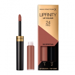 2xMaxFactorLipfinityLiquidLipstick180Spiritual23ml