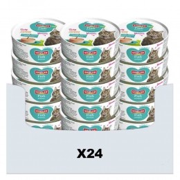 24xSmolkeKattenvoerSoftPatVis80gr