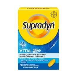 SupradynVital50MultivitamineVitaliteitMetGinseng30Tabletten