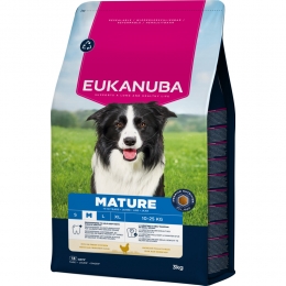 EukanubaLifeCareDogMatureMediumHondenvoerChicken3kg