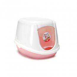 BeezteesKattenbakKittenDuchesseRoze-Wit44x35x32cm