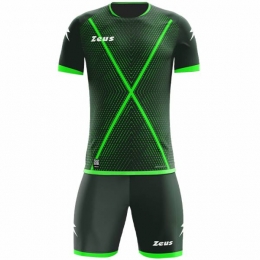 ZeusIconTeamwearSetShirtmetshortgroenneongroen
