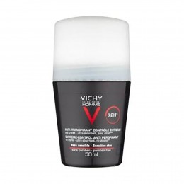 VichyHommeMensDeodorantExtreme-ControlAnti-PerspirantRoll-OnSensitiveSkin50ml