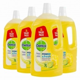 4xDettolAllesreinigerCitroen2liter