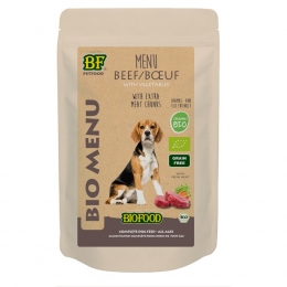BFPetfoodBiofoodOrganicRundMenu150gr