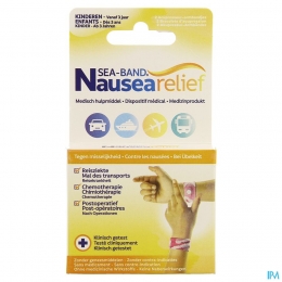 SeaBandKindAnti-misselijkheidArmbandRoze2Stuks