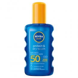 NIVEASunProtectenDryTouchTransparanteZonnespraySPF50200ml