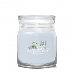 YankeeCandleGeurkaarsMediumJarACalmQuietPlaceSignature368gr