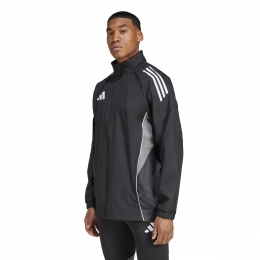 adidasTiro25CompetitionAllweatherJackZwartGrijs