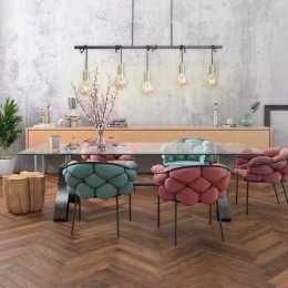 JUSTLIGHTHanglampTamara5-lampsmessingzwart