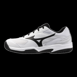MizunoBREAKSHOT5CCTennisschoenenWitZwartHarborMistDamesHerenMaat42