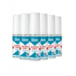 6xOdorexExtraDryPompspray30ml