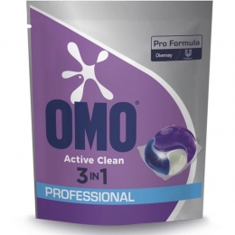 OmoProfessionalWasmiddelcapsulesProFormulaActiveClean3in1Caps80stuks
