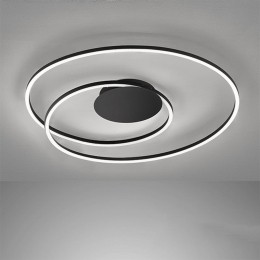 FISCHERHONSELLEDplafondlampHoly49cmzandzwart