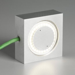 TECNOLUMENMultifunctionelelampSquaremetLEDgroensnoer