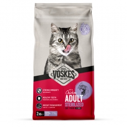 VoskesKattenbrokkenSterilizedAdultKip2kg