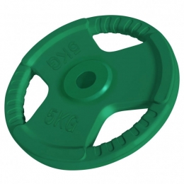 Halterschijf-5kg-GripperGietijzerrubbercoating-30mm-GorillaSports
