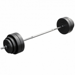 GyroneticsHalterset60kg-Kunststof-25mm-Halterstangmetgewichten-GorillaSports