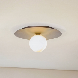 EMIBIGLIGHTINGPlafondlampSolarzwartopaal1-lamp