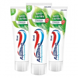 3xAquafreshTandpastaAnti-Caries75ml