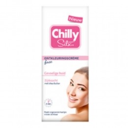 6xChillySilxOntkleuringscremeGezichtGevoeligeHuid75ml