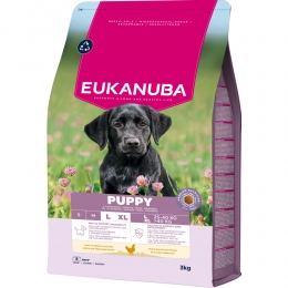 EukanubaLifeCareDogPuppyLargeHondenvoerChicken3kg