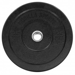 BumperPlate-Halterschijf-25kg-Rubber-50mm-GorillaSports