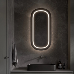 SpiegelkastMartensMeijerSaalbach45x90cmmetDirecteIndirecteVerlichtingRondomInclSpiegelverwarmingDimbareSensor