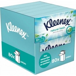 10xKleenexBalsamMentholTissues8stuks