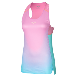 MizunoAeroTankBlauwGlowDamesMaatXL