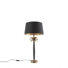 QAZQAArtDecotafellampbronsmetzwartekap35cm-Areka
