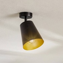 EMIBIGLIGHTINGPlafondspotPrism1-lampzwartgoud