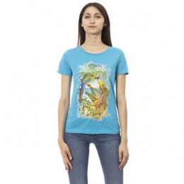 TRUSSARDIActionDamesT-shirtTurkoois2BT16043