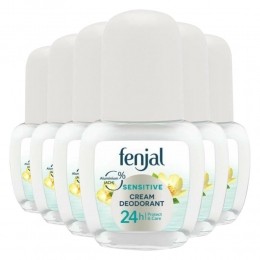 6xFenjalCrmeDeodorantRollerSensitive50ml