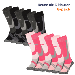 XtremeSkisokkenUnisex6-packMultiRed-3538