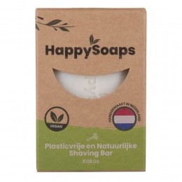 HappySoapsShavingBarKokos70gr