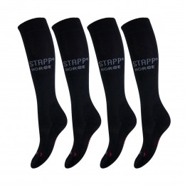 STAPPHorsePaardrijsokkenDeocell4-packZwart-3538