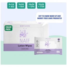 NafPlasticvrijeLotionBillendoekjes8pack