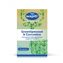 GratisVerzendingWapitiGroenlipmosselCurcum60capsules