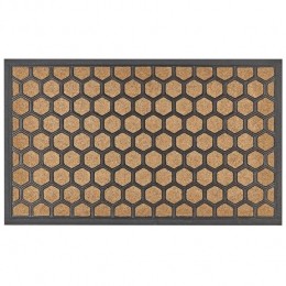 Beliani-TANDYKUL-Deurmat-NatuurlijkZwart-45x75cm-Polyester