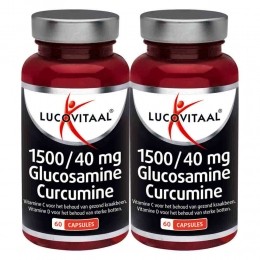 GratisVerzending2xLucovitaalGlucosamineCurcumine150040mg60capsules