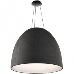 Nurakoestischehanglamp90LEDgrijs