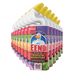 12xWCEendToiletreinigerActionGelTropicalAdventure750ml