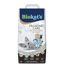 BiokatsKattenbakvullingDiamondCareAttractingCare8liter