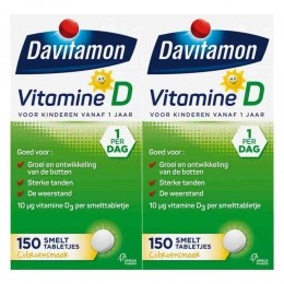 GratisVerzending2xDavitamonVitamineDKind150smelttabletten