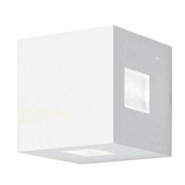 Effetto14QuadrowandlampLED4breedlichtgrijs