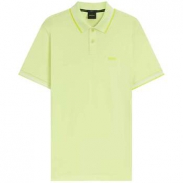 PoloShirtKorteMouwBOSSSlimFitPaulPoloShirtLightPastelGreen